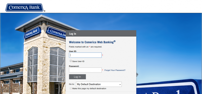 Comerica Bank Web Banking Logo