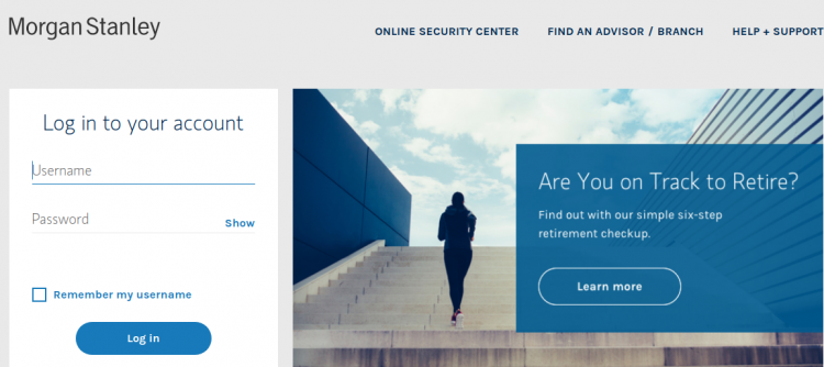 morgan stanley client serv login