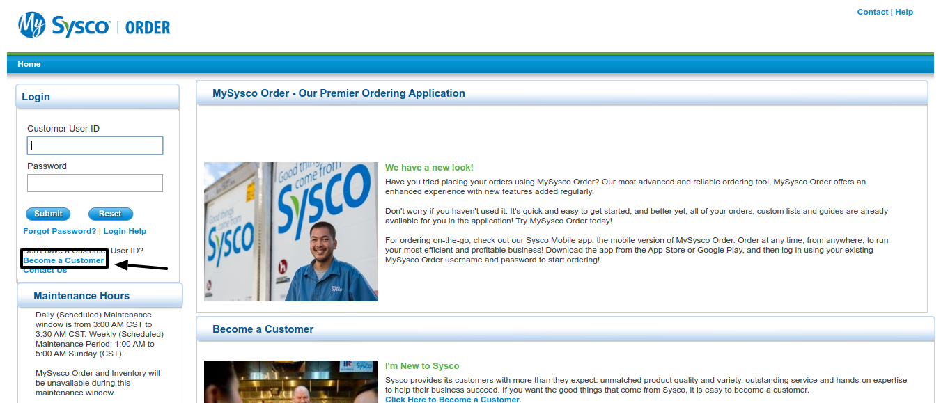 eSYSCO Become a Customer