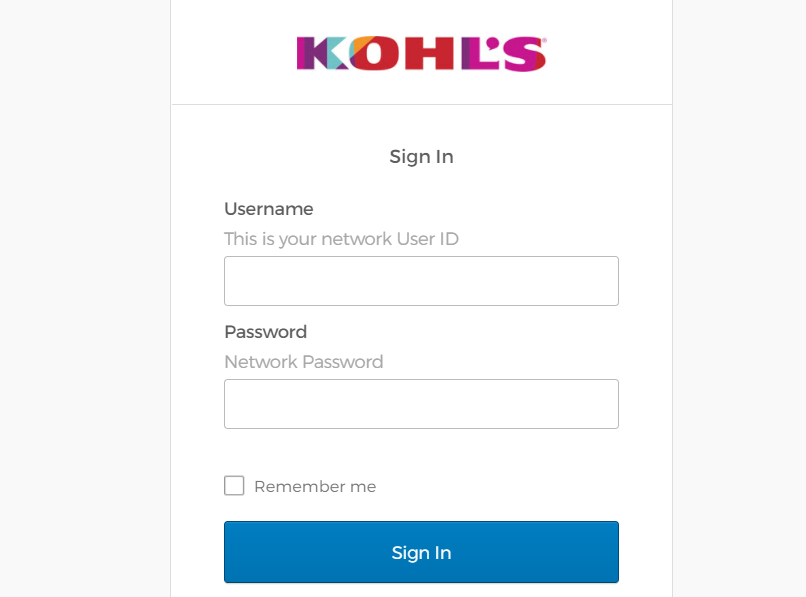 kohl's employee login