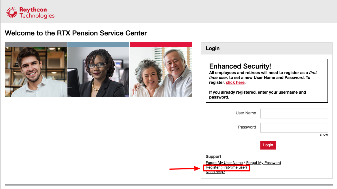 raytheon employee benefits register