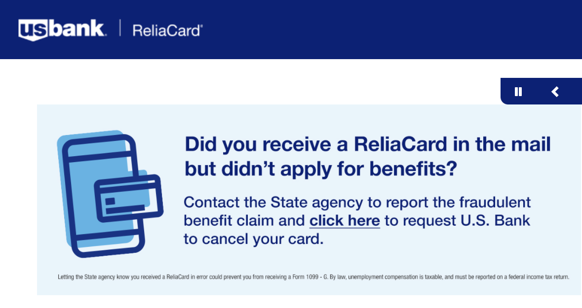 usbank reliacard login