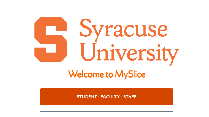 Syracuse University MySlice logo