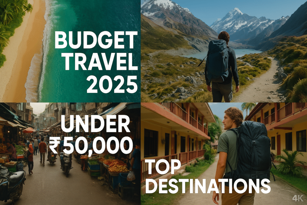 Best Budget Travel Destinations for 2025: Explore the World Under ₹50,000