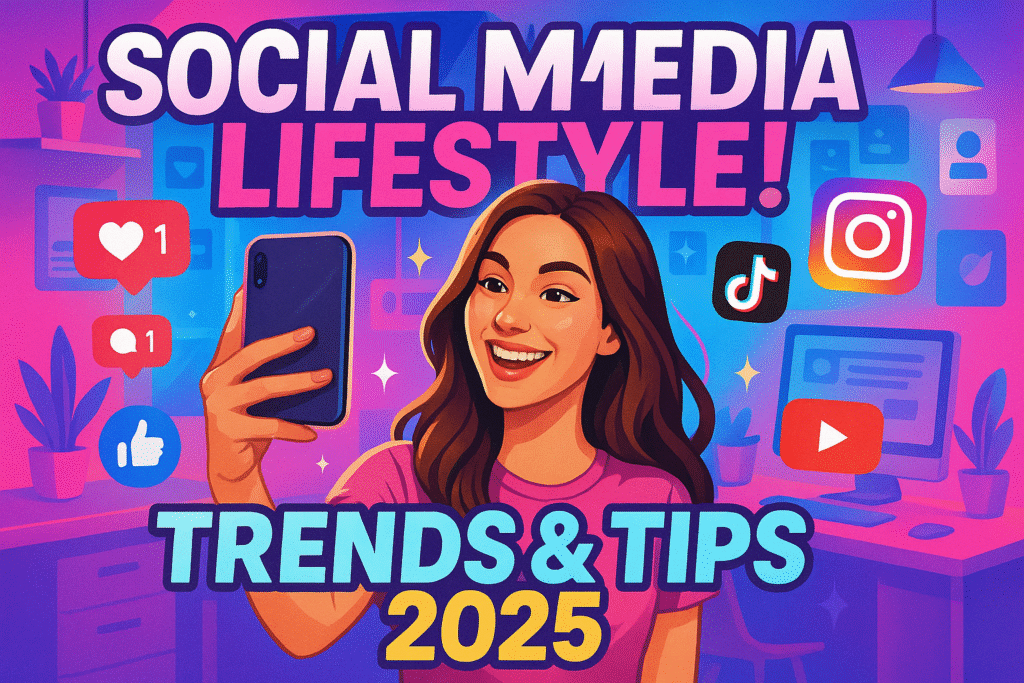 Social Media Lifestyle 2025! Tips, Trends & Secrets to Grow Your Online Presence — Instagram, TikTok & YouTube Hacks!”